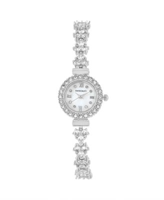 Women's Fine Silver Plated Analog Watch