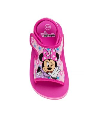 Toddler Girls Minnie Mouse Hook and Loop Sandals