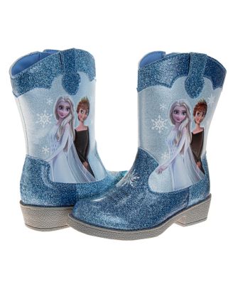 Toddler and Little Girls Frozen Anna and Elsa Western Cowgirl Boots