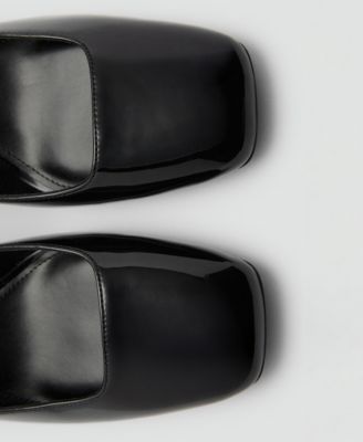 Women's Patent Leather Effect Heeled Shoes