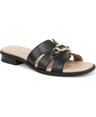 LifeStride - Women's Royalty Bit Square Open Toe Slide Sandals