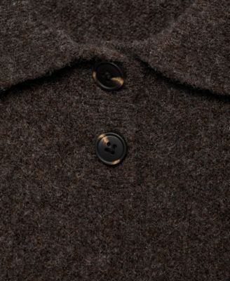 Women's Short Sleeve Polo Neck Sweater