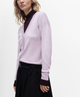 Women's V-Neck Knitted Cardigan