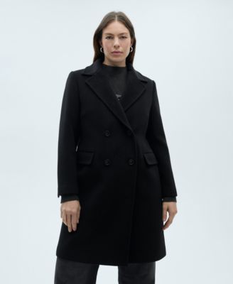 Women's Double-Breasted Wool Coat