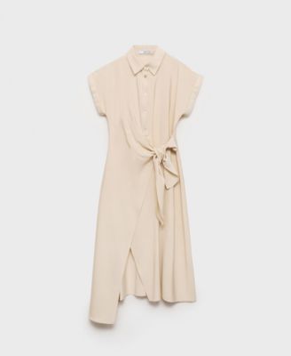 Women's Wrap Shirt Dress