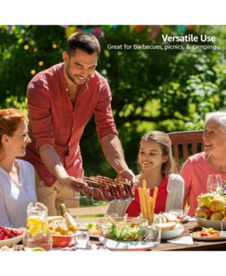 Non-Stick Rib Rack - Holds 4 Rib Racks for Grilling & Barbecuing