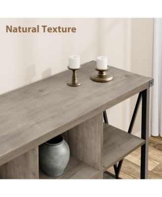 8 Cube Storage Organizer Bookcases, 3 Tier Metal Horizontal Bookcase