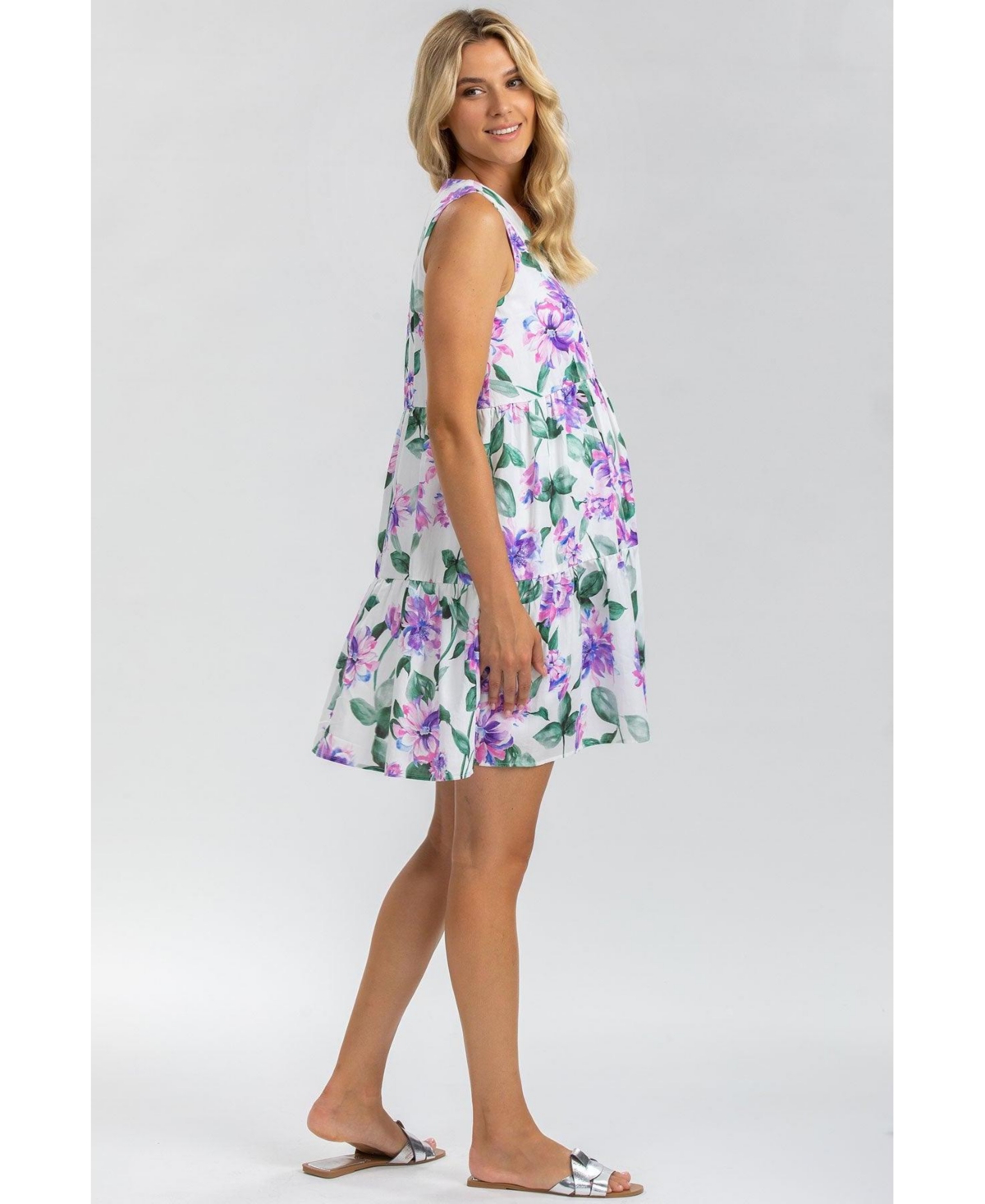 Pietro Brunelli Maternity Maternity Pietro Brunelli Dress Melody In Peony Blush