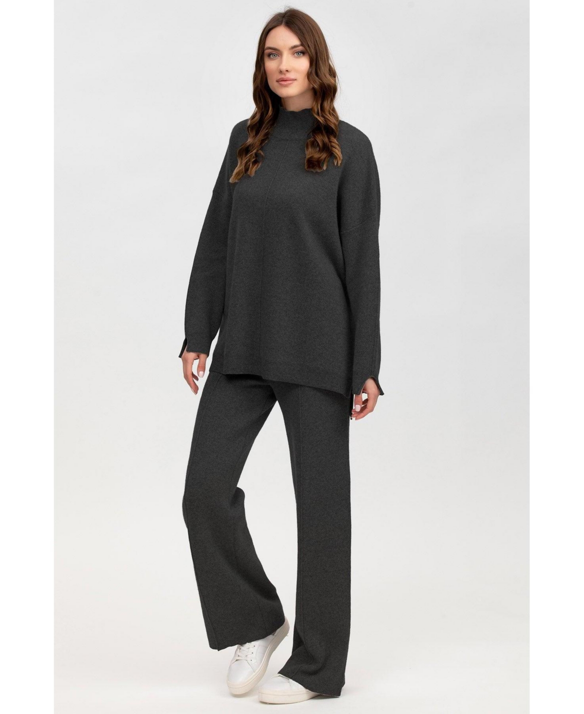 Pietro Brunelli Milano Women's Trousers Meribel In Antrachite