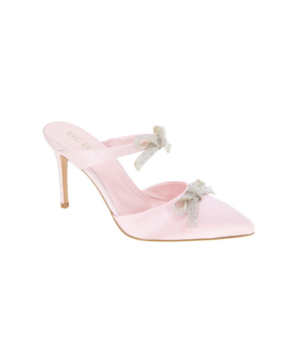 Women's Bardia Double Bow Pumps - Ballet Pink Satin