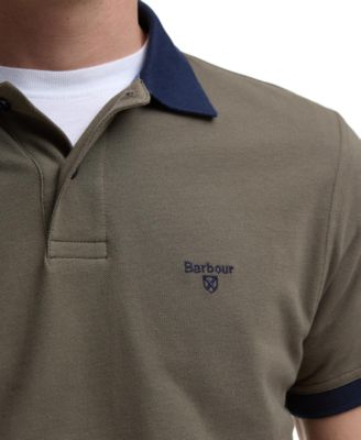 Men's Lynmouth Contrast Trim Short Sleeve Polo Shirt