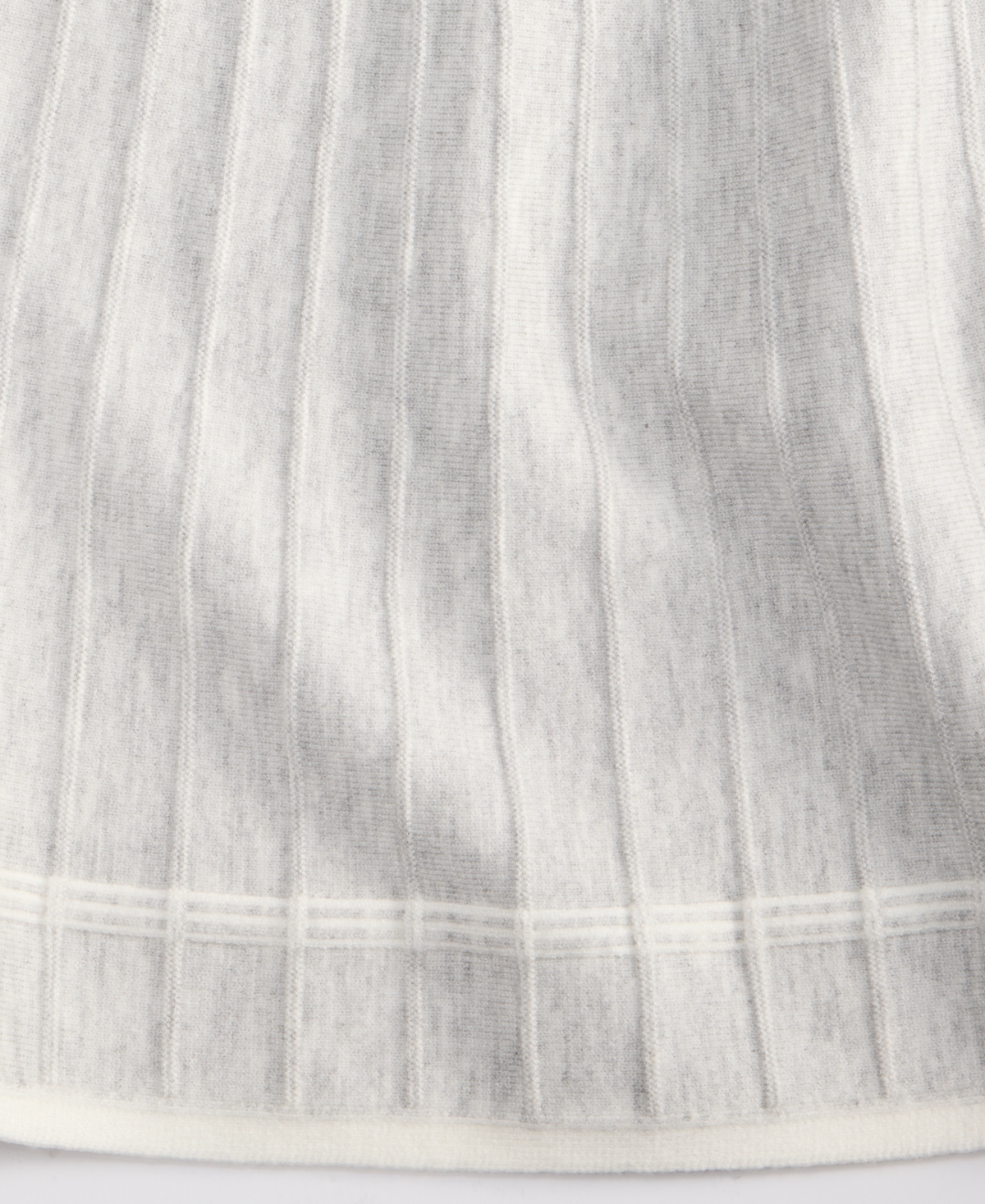 Shop On 34th Women's Tipped Flare Sweater Skirt, Exclusively At Macy's In Silver Heather