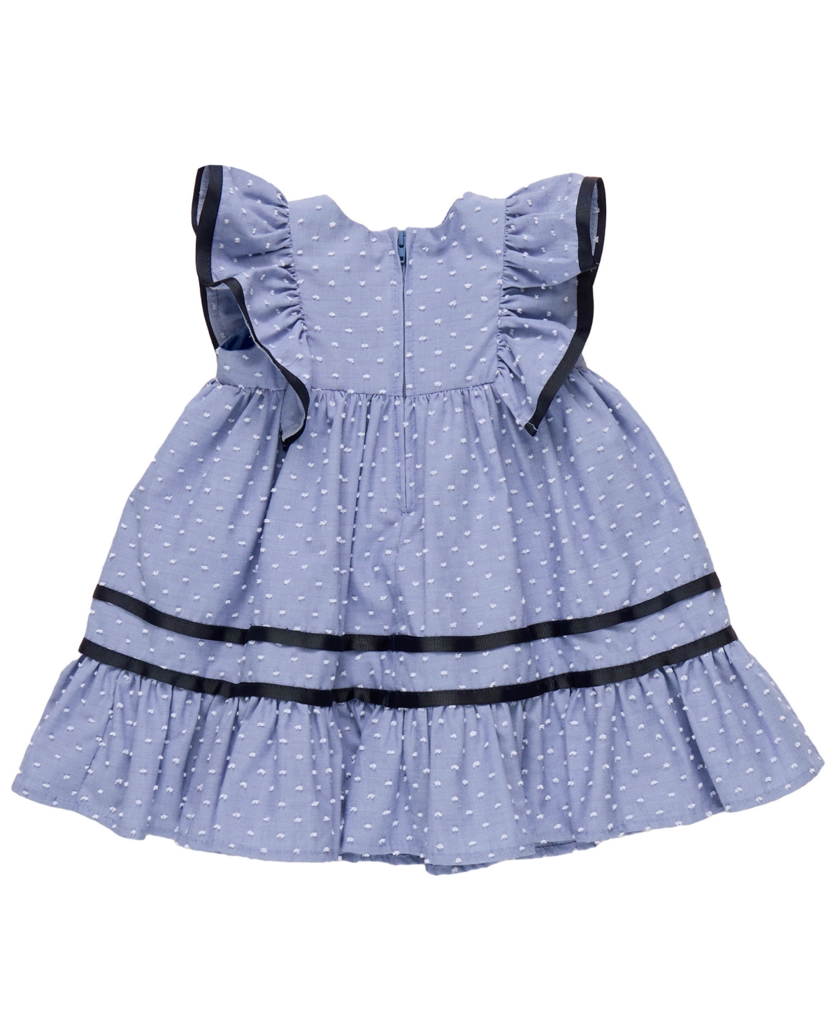 Bonnie Baby Baby Girls 2-Piece Clip Dot Nautical Dress