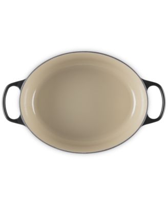 Signature Enameled Cast Iron 8-Qt, Oval Dutch Oven