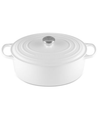 Signature Enameled Cast Iron 8-Qt, Oval Dutch Oven