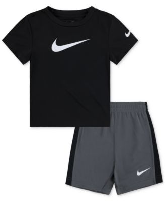 Nike - Toddler Boys Dri-FIT Swoosh T-Shirt & Shorts Set