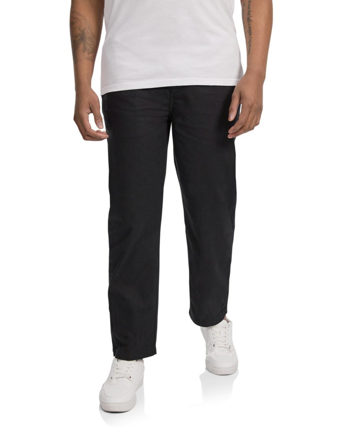 Big & Tall Salvador Linen Blend Pant - Black