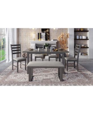 6-Pieces Family Furniture Set for Stylish and Comfortable Living Room Seating