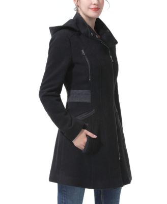 Women's Miller Wool Blend Hooded Walker Coat