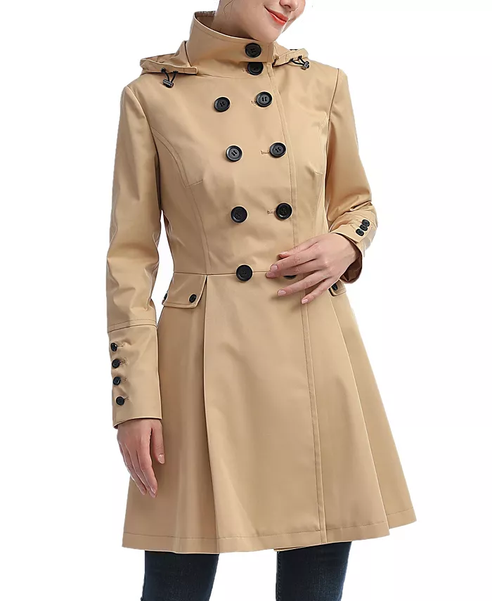 Women's Adele Hooded Trench Coat - thumbnail 8