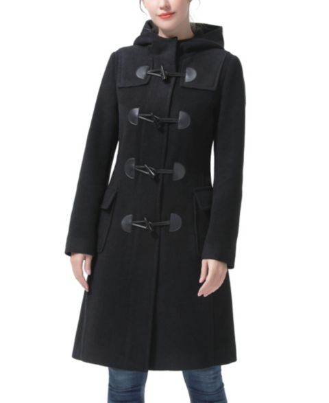 Женские куртки kimi + kai Avani Wool Blend Hooded Toggle Coat