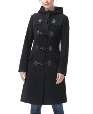 kimi + kai Women's Avani Wool Blend Hooded Toggle Coat - Macy's