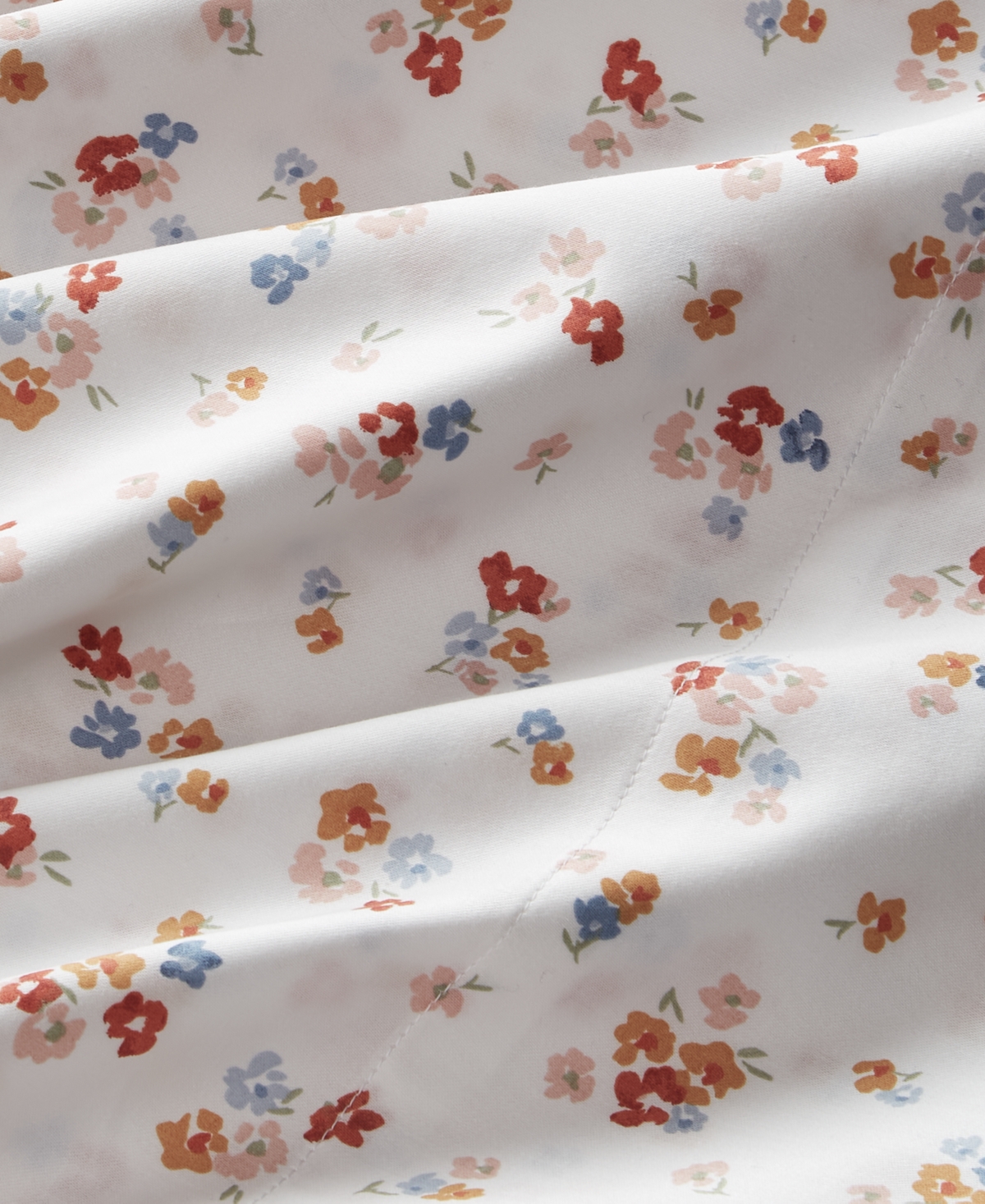 Arch Studio Printed Cotton Sateen 3-pc. Sheet Set, Twin Xl, Exclusively At Macy's In Ditsy Floral