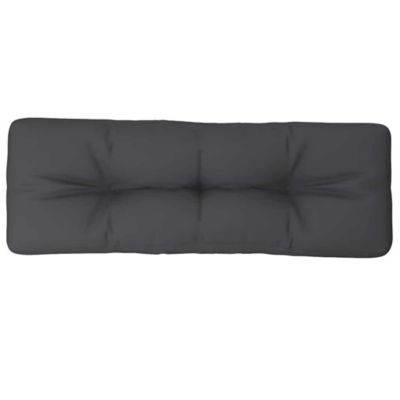Pallet Cushion Anthracite 47.2"x15.7"x4.7" Fabric