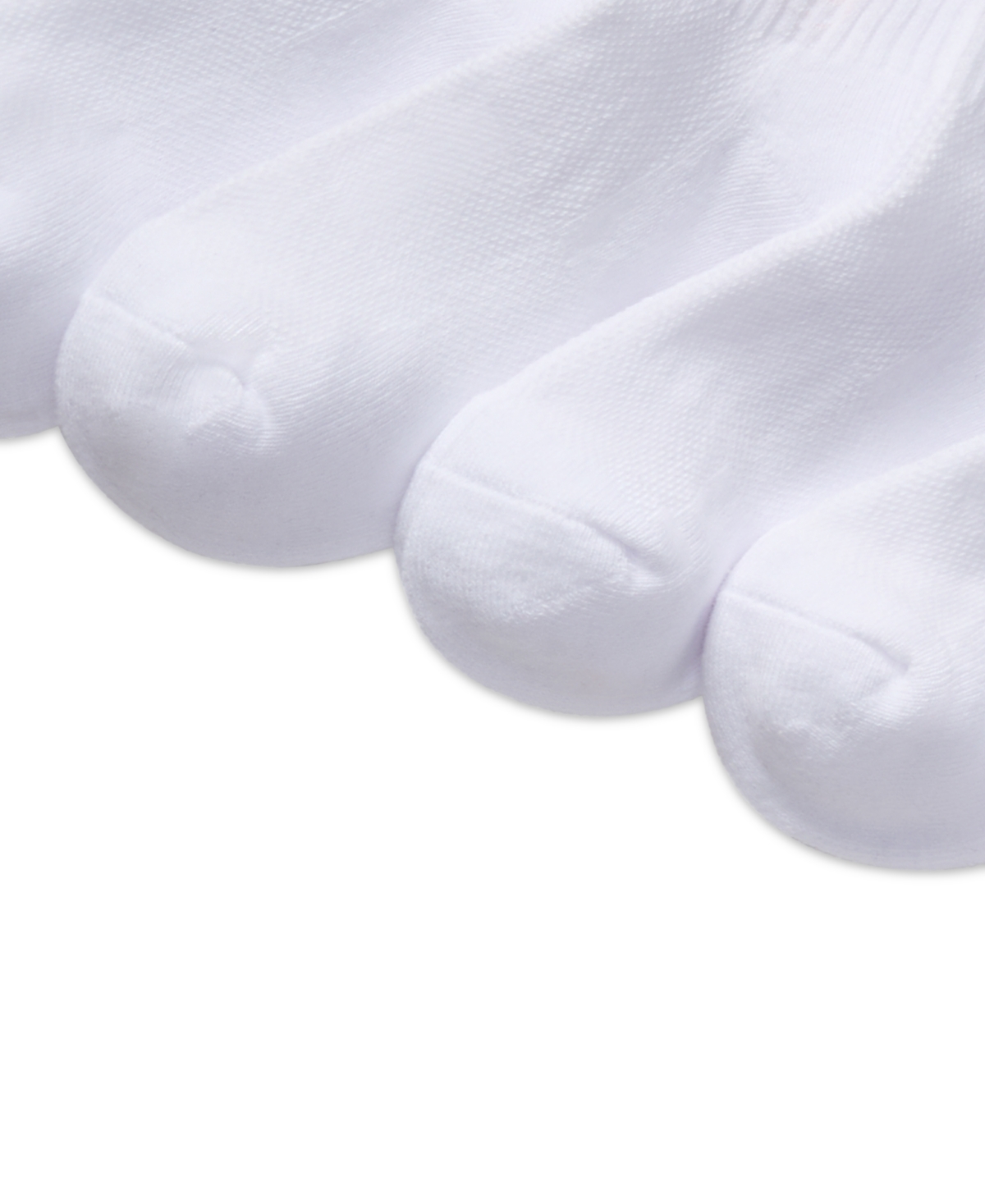 Polo Ralph Lauren Little & Big Girls Sport Quarter Socks, 6-pack In White
