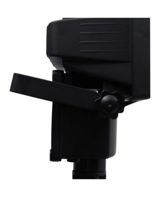 Garden Solar Powered LED Spotlight with Sensor Black