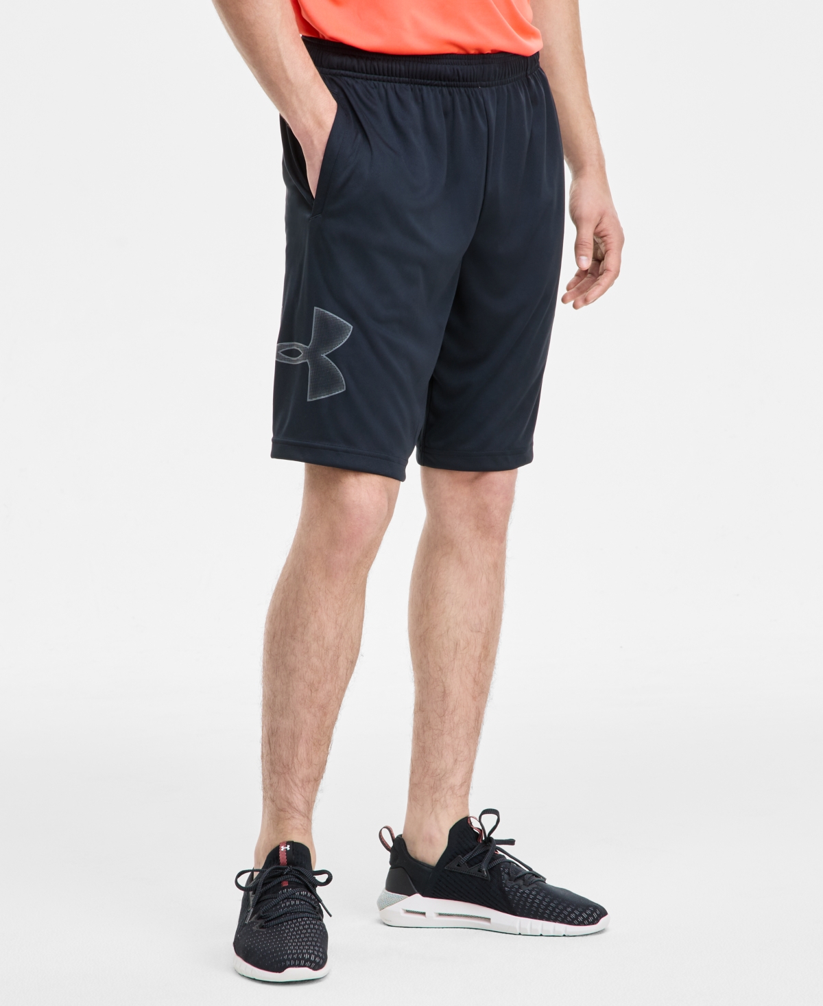 Under Armour UA Tech Graphic Shorts - Black/Graphite