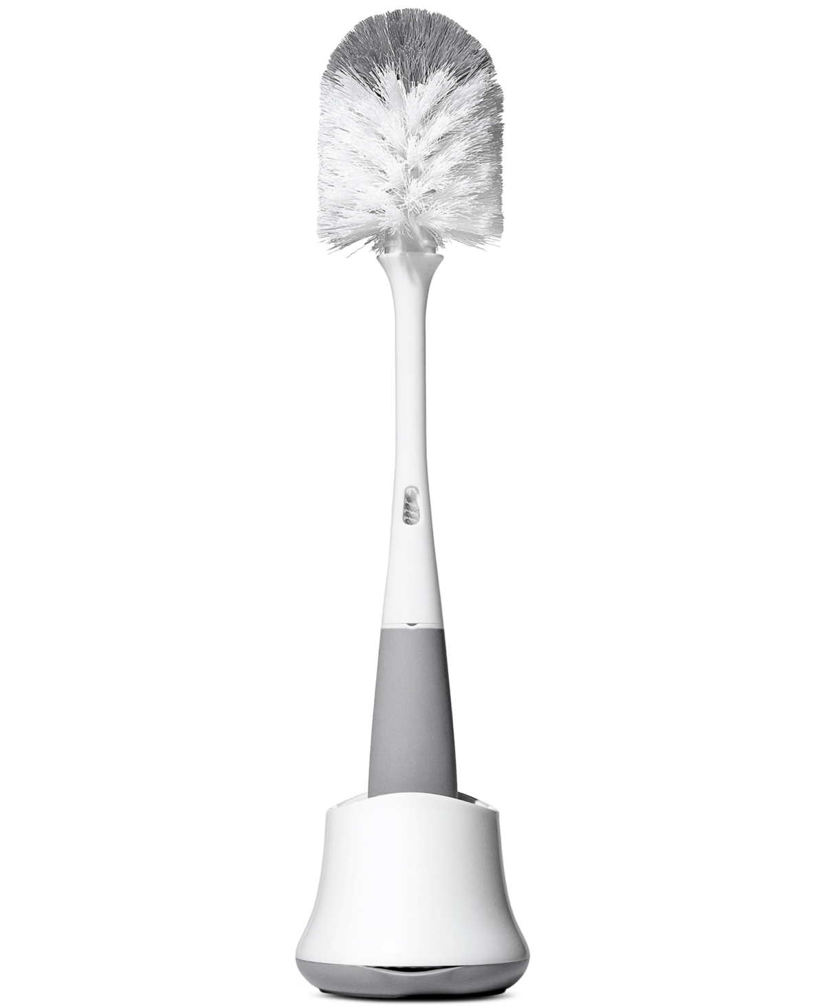 Oxo Tot Bottle Brush, Bristled Cleaner & Stand In Gray