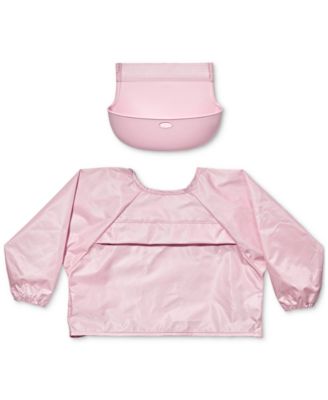 TOT Sleeved Roll Up Bib with Crumb Pocket