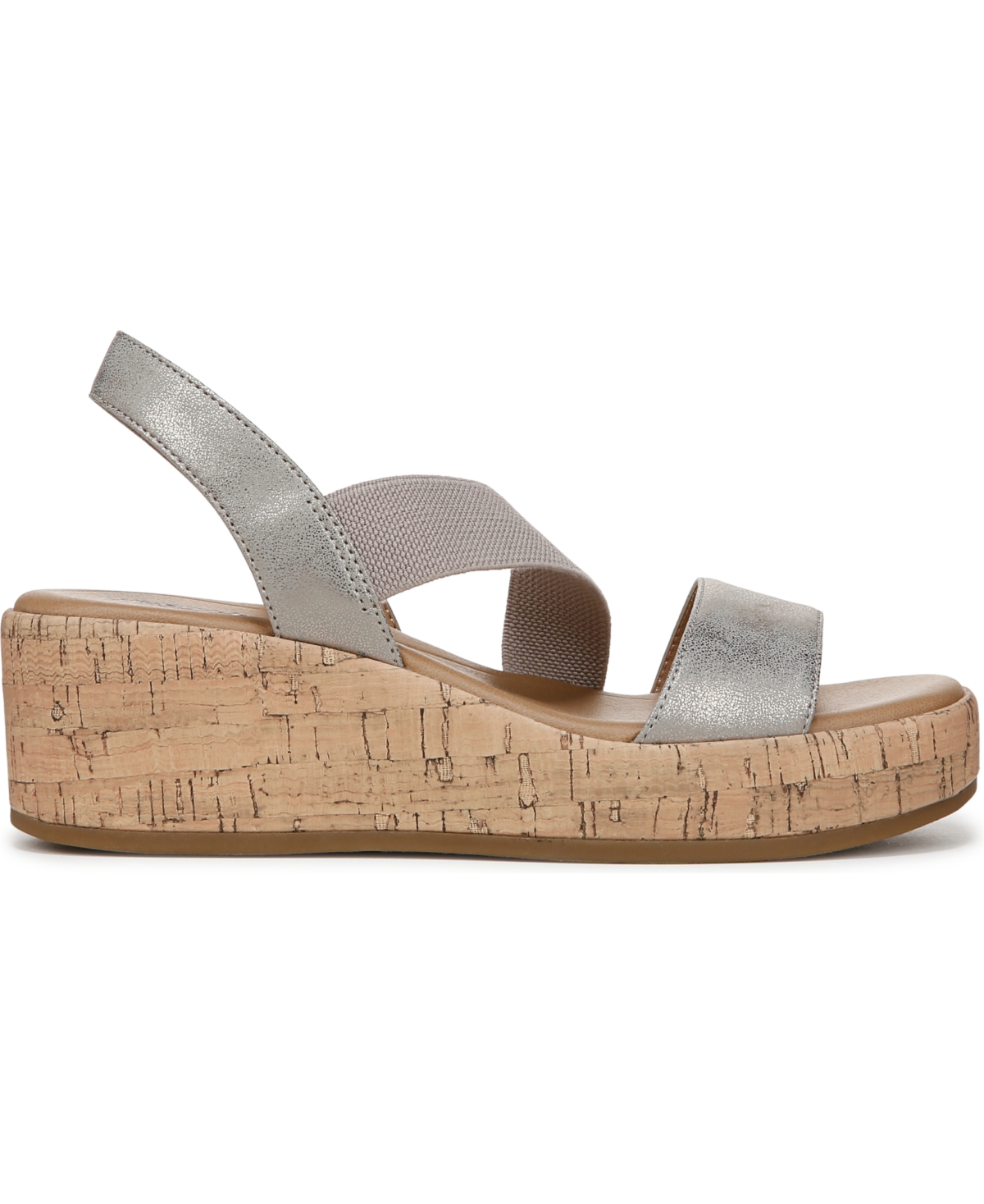 LIFESTRIDE WOMEN'S ODETTE SQUARE OPEN TOE WEDGE SANDALS 