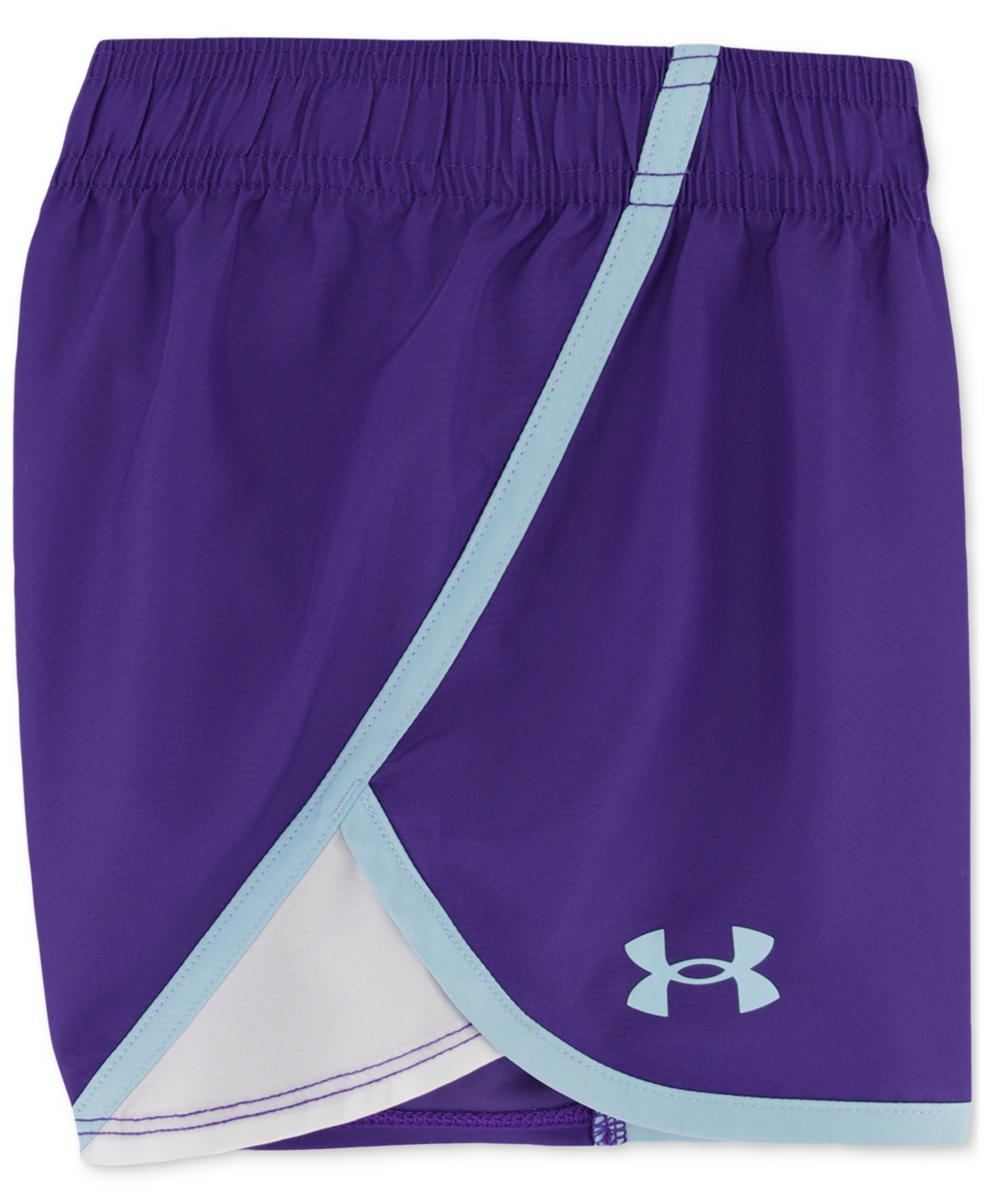 Under Armour Toddler & Little Girls Logo T-shirt & Woven Shorts Set In Mod Gray