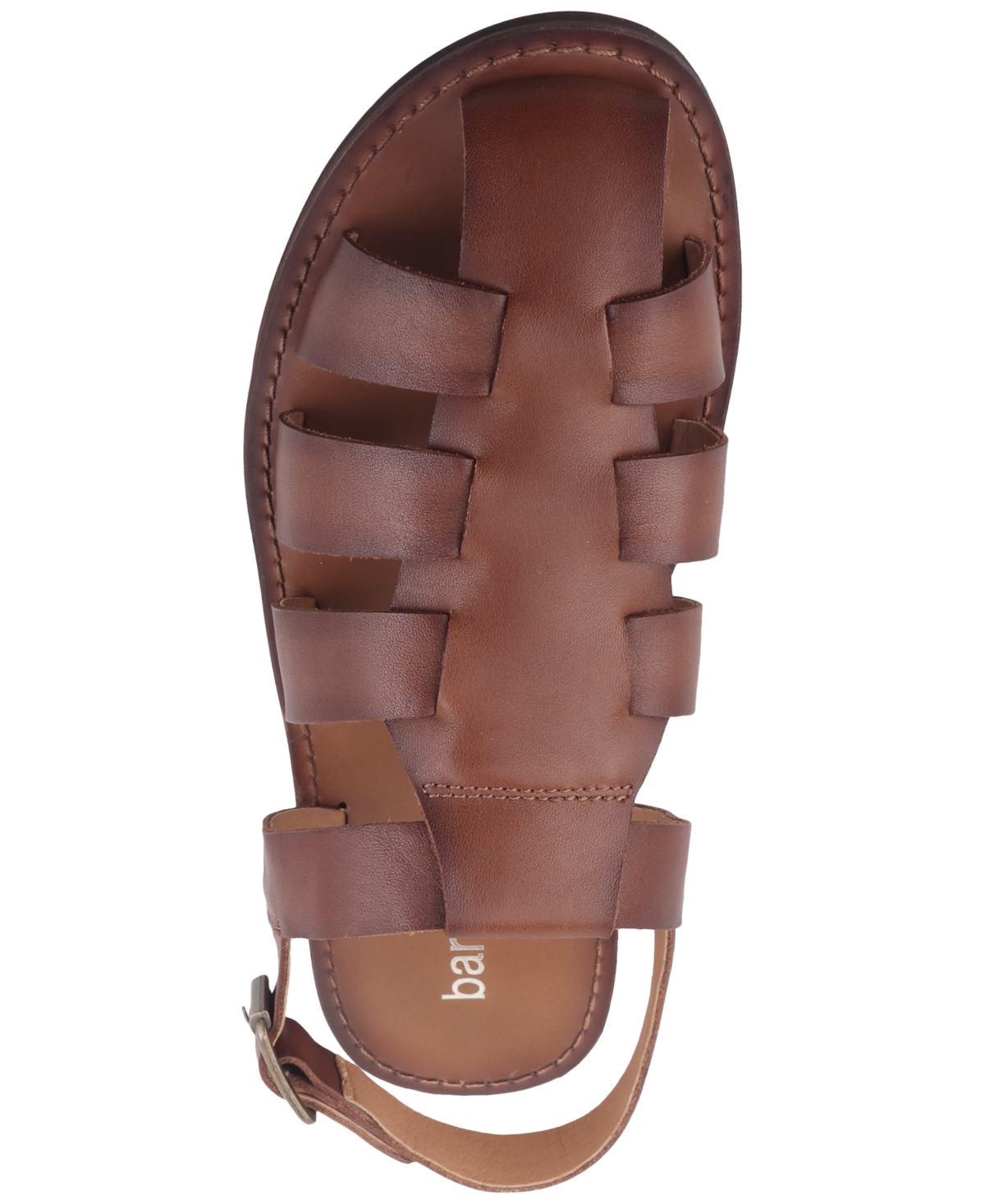 Bar Iii Men's Palmerr Leather Fisherman Sandals, Exclusively At Macy's In Burnt Copper Leather