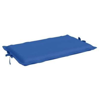 Sun Lounger Cushion Royal Blue Oxford fabric 73.2 x 22.8 x 1.6 in