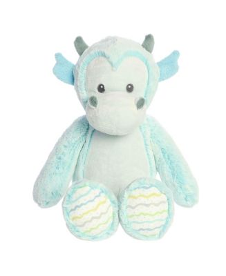 ebba Large Dane Dragon Cuddlers Adorable Baby Plush Toy Blue 14" - Macy's