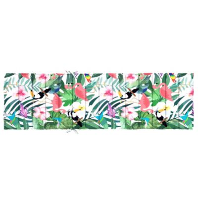 Sun Lounger Cushion Multicolor Oxford Fabric 78.7" x 23.6" x 1.6" (L x W x T)