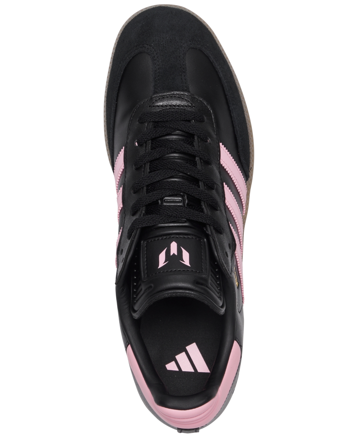 Adidas Originals Men's Samba Messi Casual Sneakers From Finish Line In Black,pink