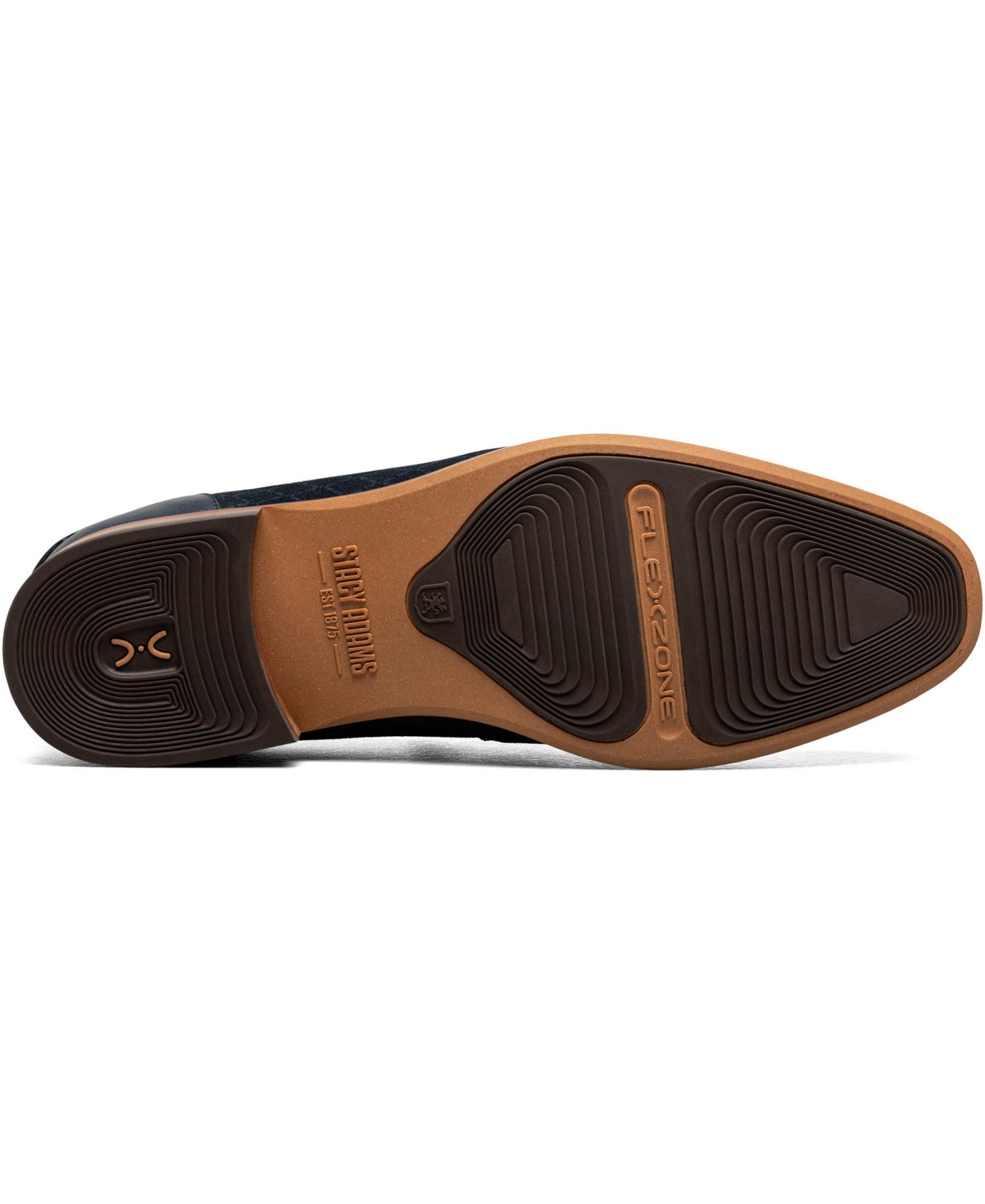 Мужские туфли Stacy Adams Brinkley Moc Toe Metal Bit Slip On, цвет: Тёмно-синий — фото 7