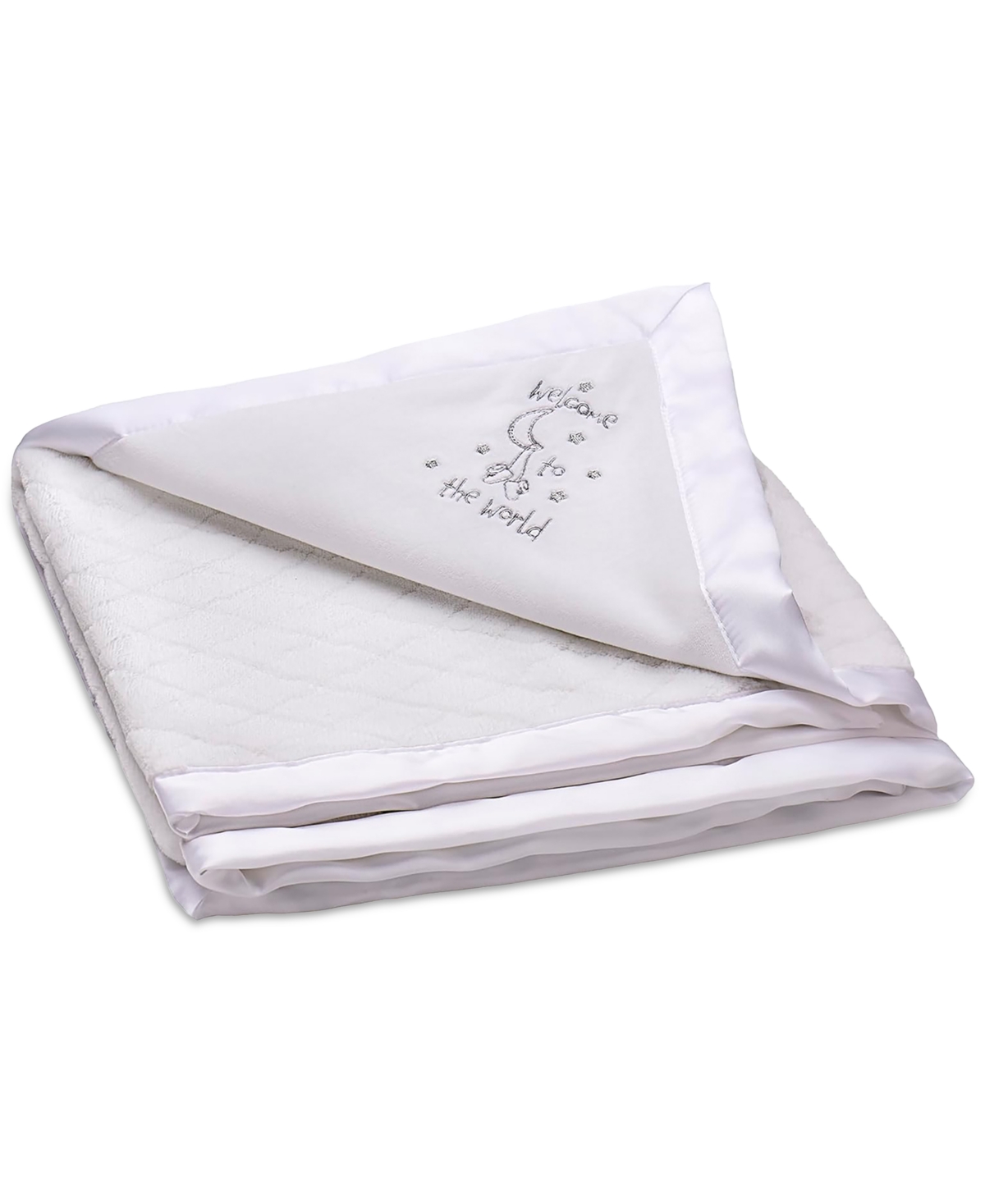 Shop Little Me Welcome To The World Blanket In White