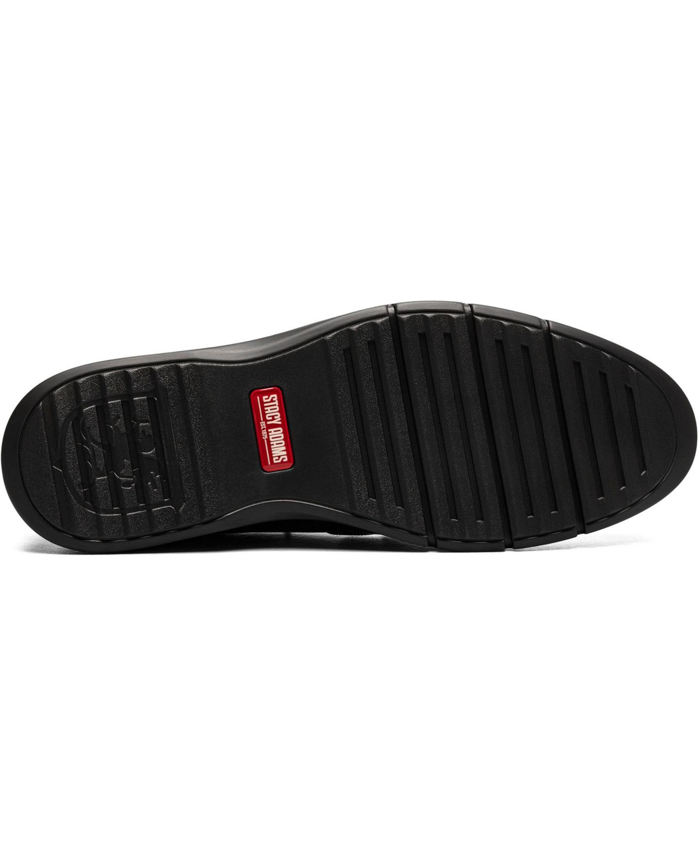 Мужские кроссовки Stacy Adams Spyre Plain Toe Elastic Lace, цвет: Чёрный лаковый — фото 6