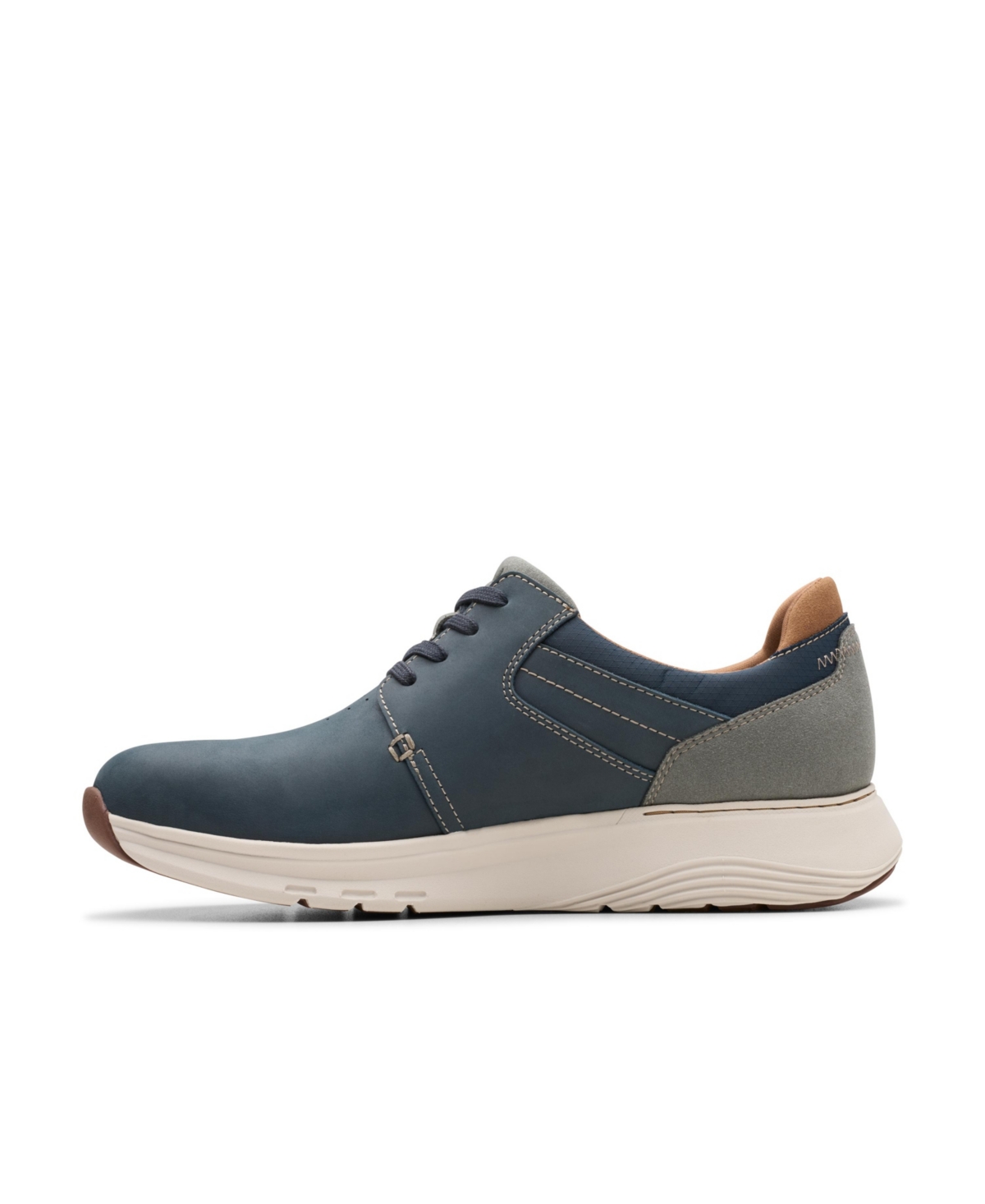 Clarks Men's Collection Motion Trek Pt Shoes In Navy Combi Nubuck