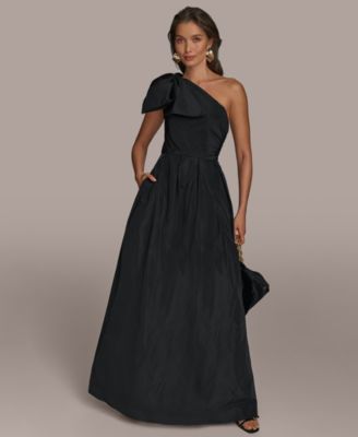 Donna Karan New York - Women's Bow-Trim One-Shoulder Ball Gown