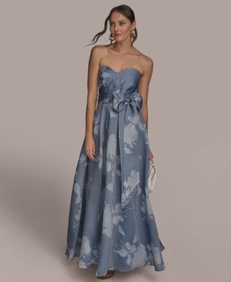 Women's Floral-Print Ball Gown