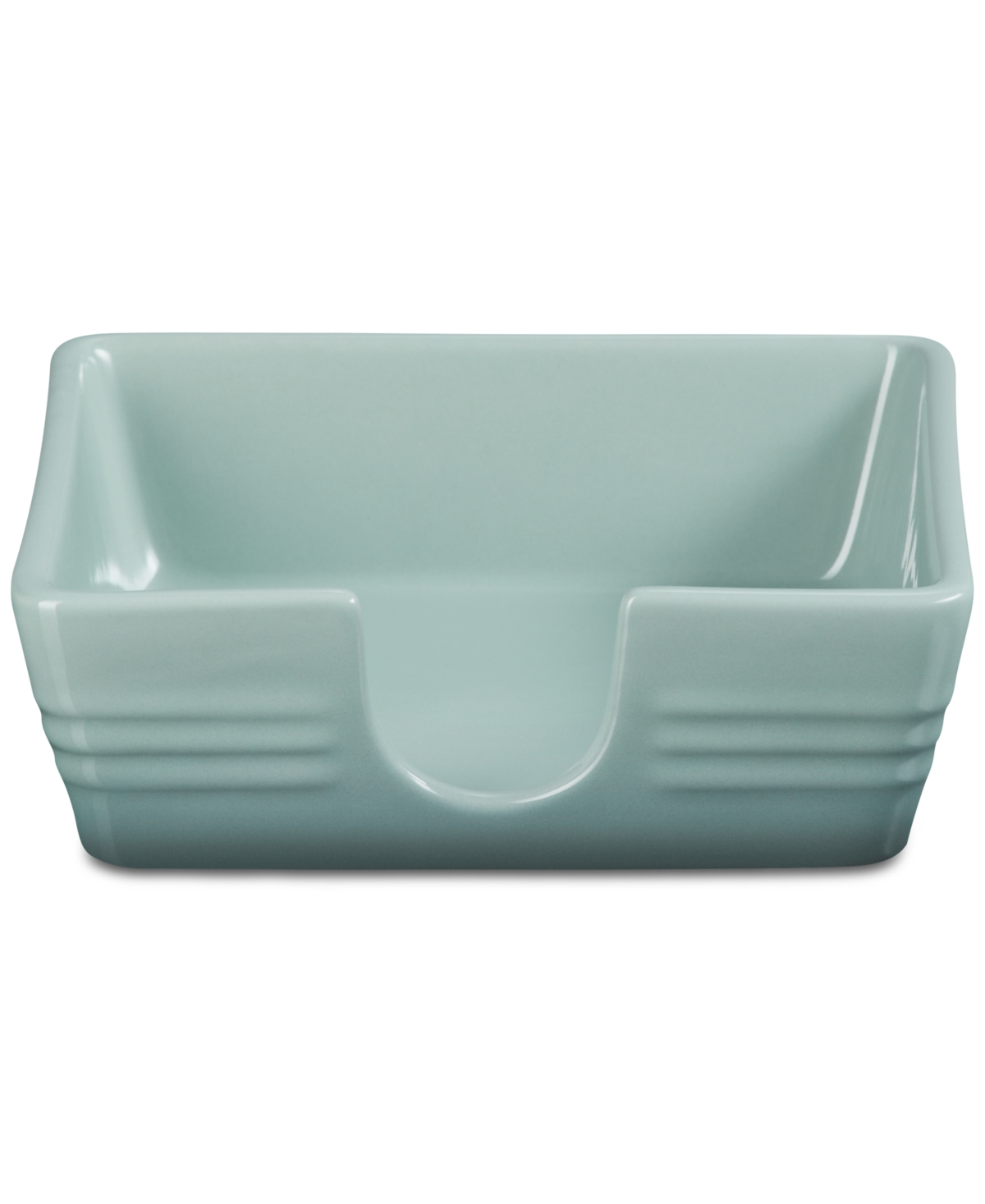 Le Creuset Stoneware Signature Cocktail Napkin Holder - Sea Salt