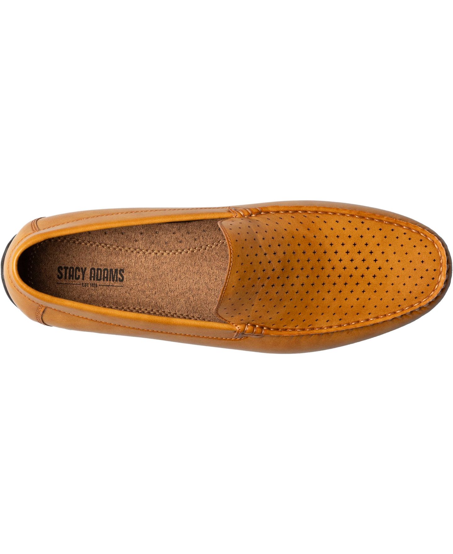Мужские туфли Stacy Adams Conroy Perfed Slip On, цвет: Рыжевато-коричневый — фото 6