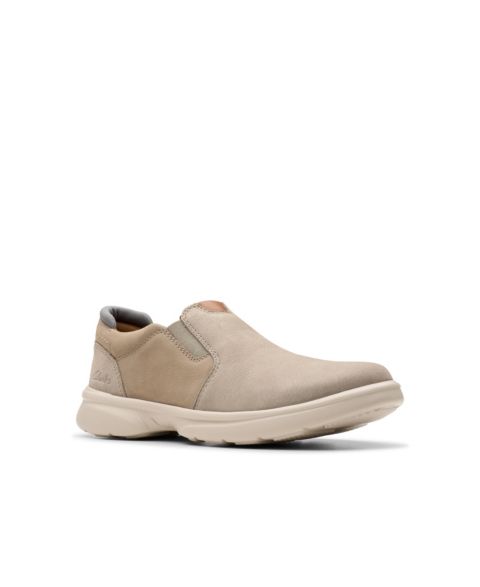 Мужские кроссовки Clarks Collection Bradley Ease, цвет: Светлый серый нубуковый