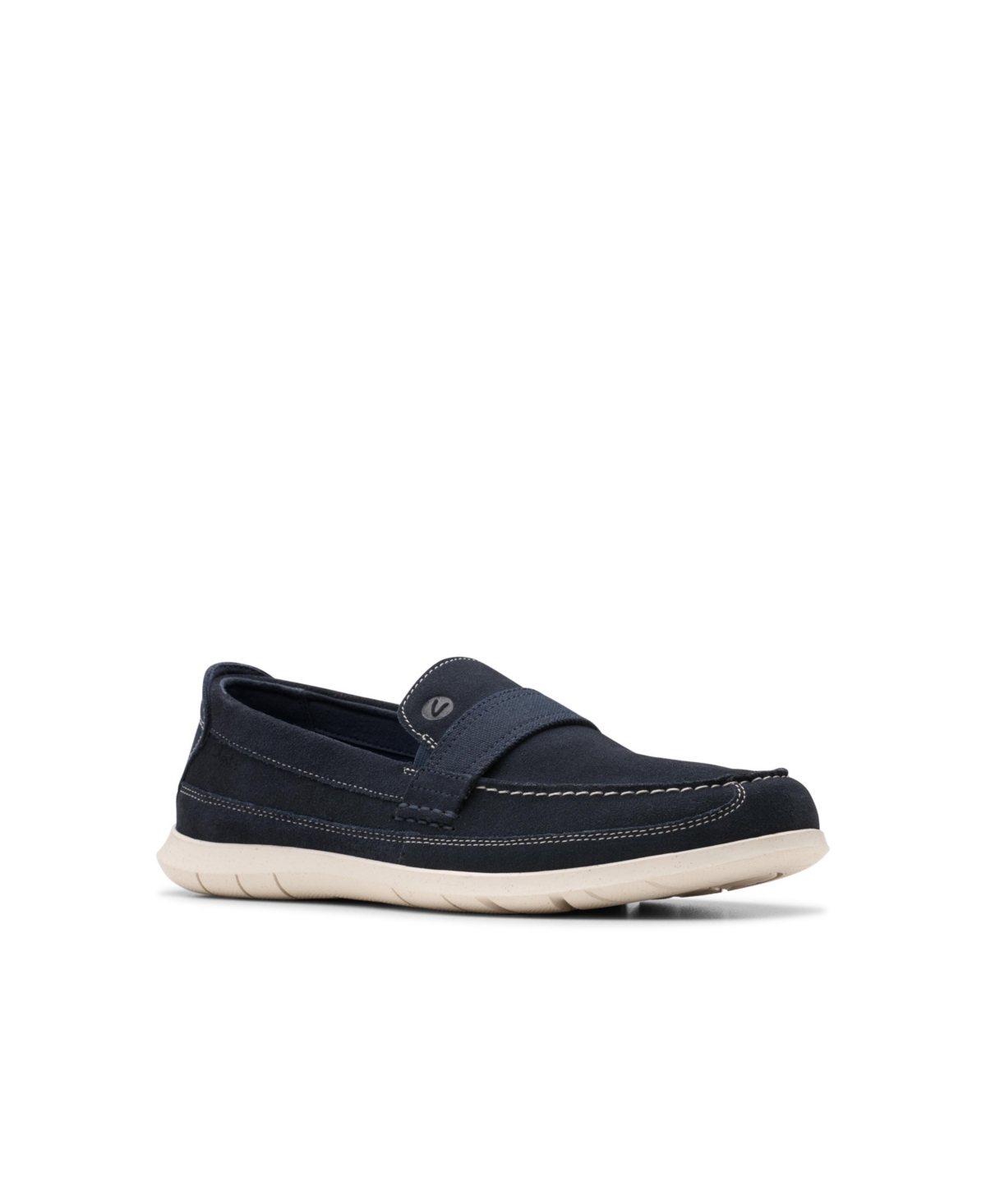 Clarks Men's Collection Flexway Band Shoes In Navy Suede